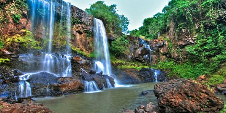 Paisagem de Brotas, cidade onde encontrar Ecoturismo em São Paulo