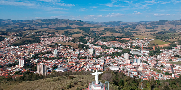 Paisagem de Socorro, um destino perto de São Paulo capital