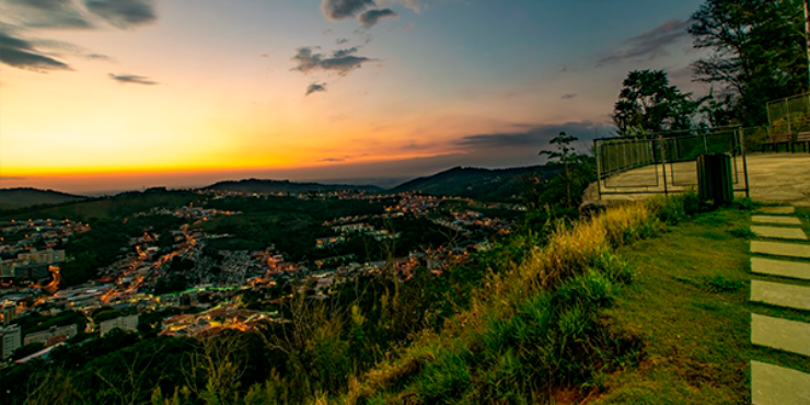 Vista panoramica de Serra Negra